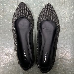 Check out these Embellished Knit Flat (WW). Worn once!